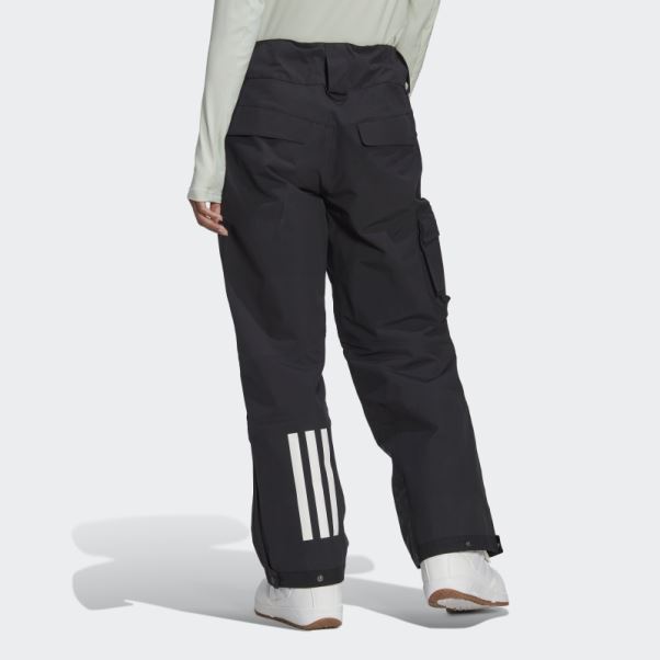 Pantalon De Snow En Nylon Post-consommation Terrex 3 Couches Noir Adidas
