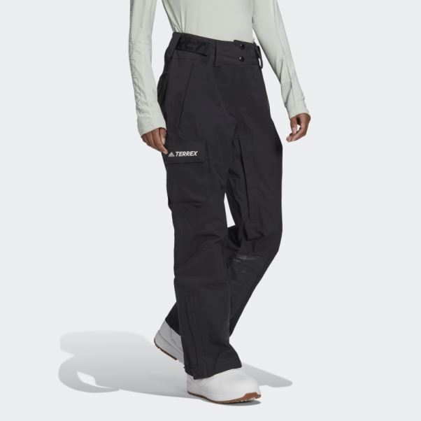 Pantalon De Snow En Nylon Post-consommation Terrex 3 Couches Noir Adidas