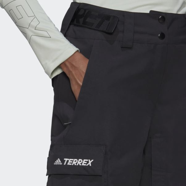 Pantalon De Snow En Nylon Post-consommation Terrex 3 Couches Noir Adidas