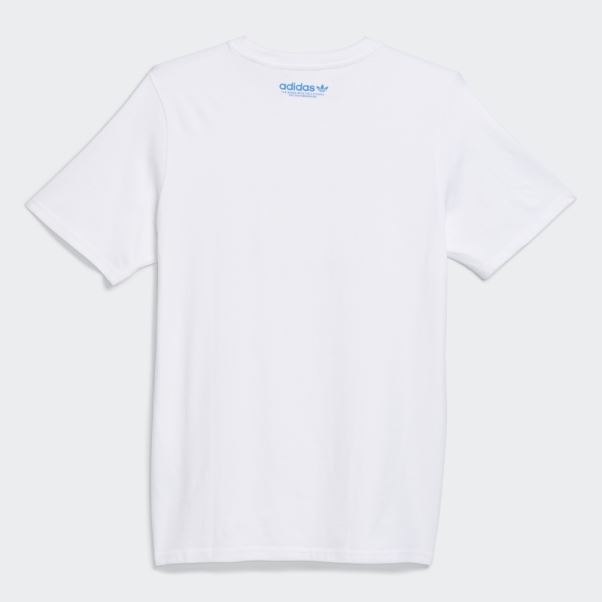 Mettz World Peeps T-shirt Manches Courtes Blanc Adidas