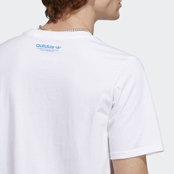 Mettz World Peeps T-shirt Manches Courtes Blanc Adidas