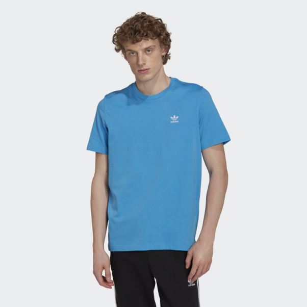 Adidas Adicolor Essentials Trefoil Tee Bleu