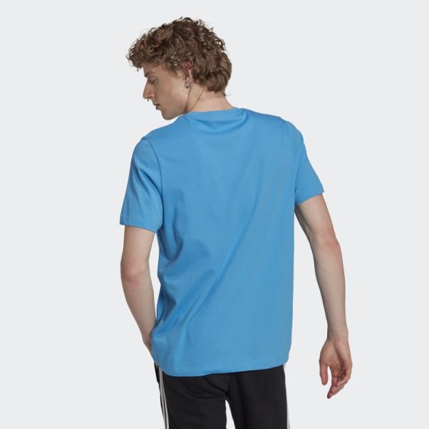 Adidas Adicolor Essentials Trefoil Tee Bleu