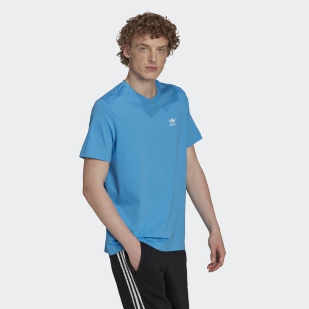 Adidas Adicolor Essentials Trefoil Tee Bleu