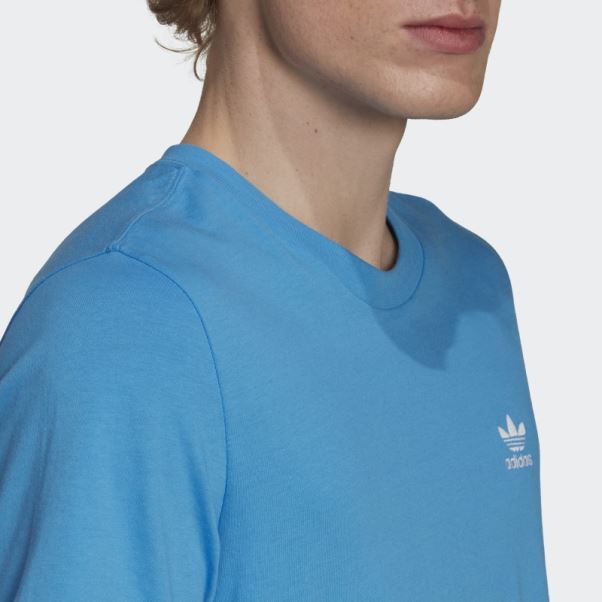 Adidas Adicolor Essentials Trefoil Tee Bleu