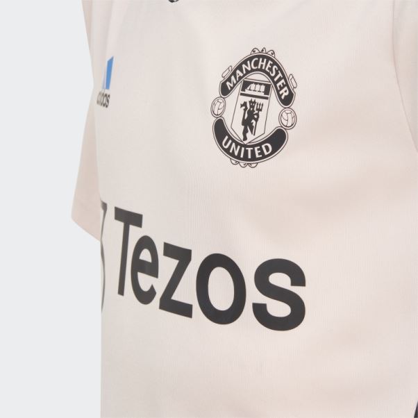 Maillot D'entraînement Adidas Manchester United Condivo 22 Rose Glacé