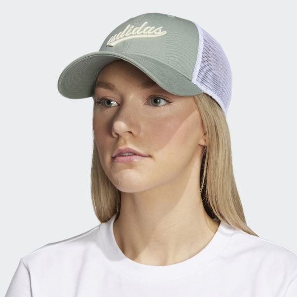 Casquette De Camionneur En Maille Adidas Argent