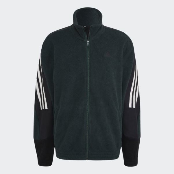 Adidas Future Icon 3-stripes Sweat Polaire Vert
