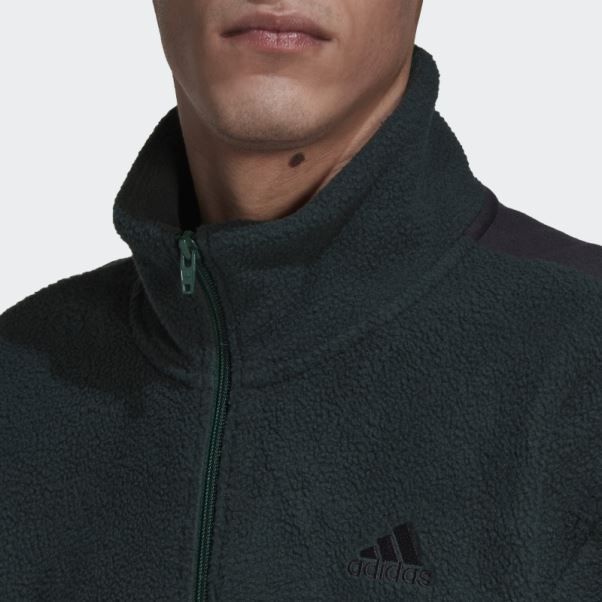Adidas Future Icon 3-stripes Sweat Polaire Vert
