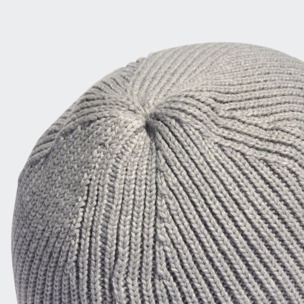 Adidas Bonnet Logo Bicolore Gris Moyen
