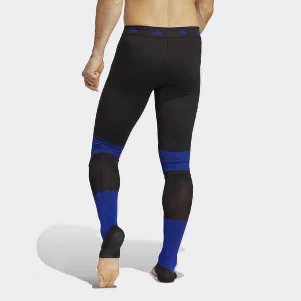 Collant D'entraînement Adidas Techfit Recharge Noir