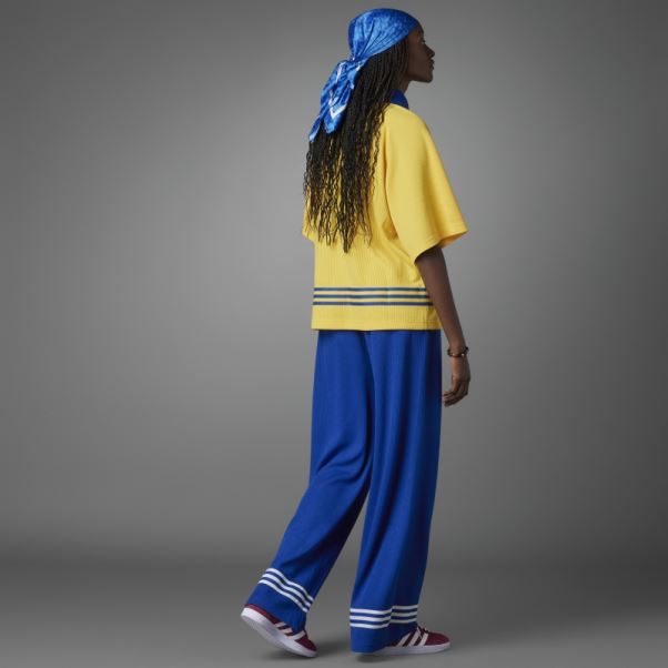 Pantalon Large Adidas Adicolor Heritage Maintenant En Tricot Royal