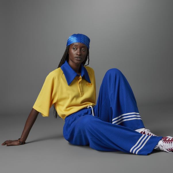 Pantalon Large Adidas Adicolor Heritage Maintenant En Tricot Royal