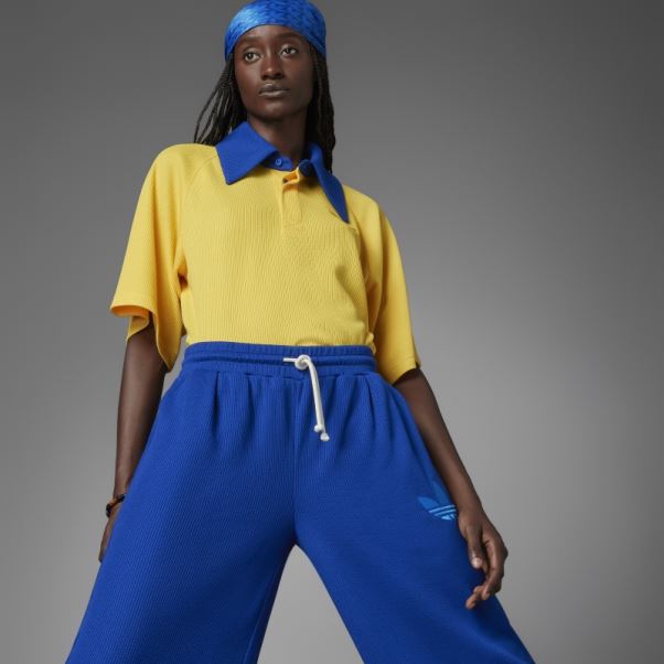 Pantalon Large Adidas Adicolor Heritage Maintenant En Tricot Royal