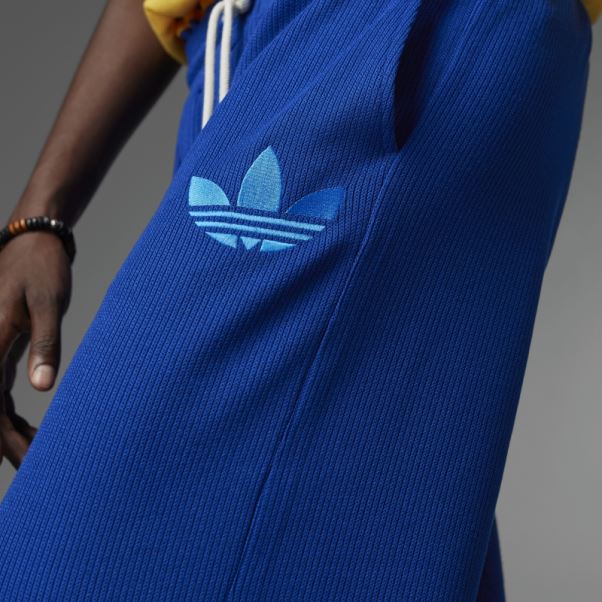 Pantalon Large Adidas Adicolor Heritage Maintenant En Tricot Royal