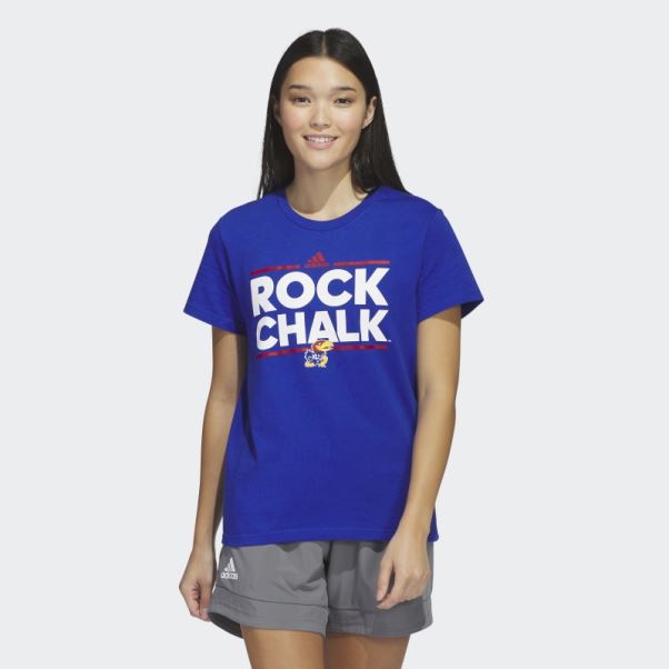 T-shirt à Manches Courtes Meneur De Jeu Adidas Bleu Royal