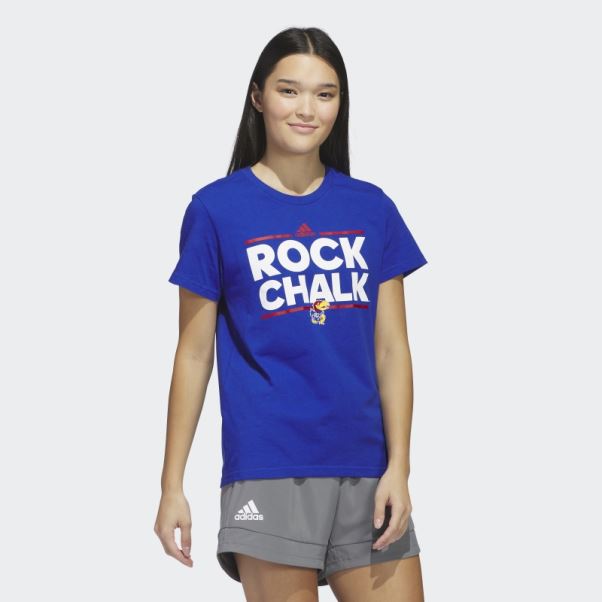 T-shirt à Manches Courtes Meneur De Jeu Adidas Bleu Royal