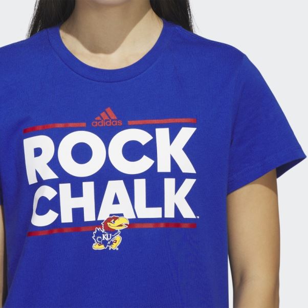 T-shirt à Manches Courtes Meneur De Jeu Adidas Bleu Royal