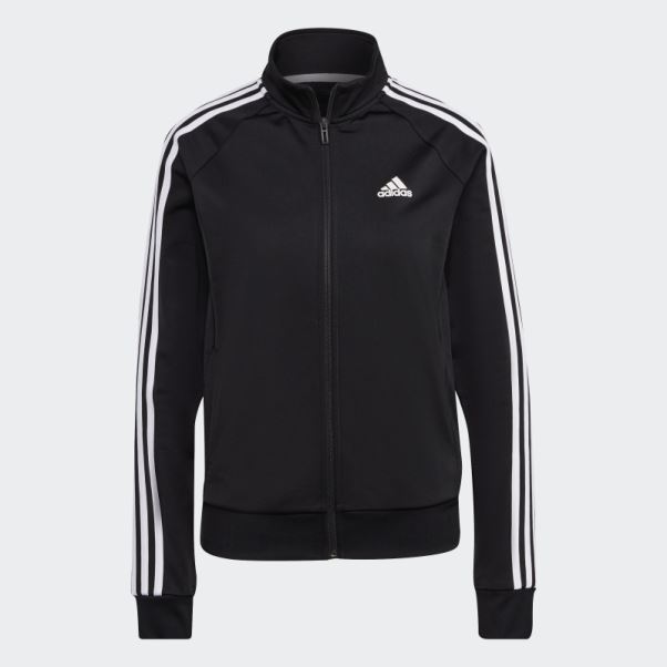 Veste De Survêtement Slim à 3 Bandes Primegreen Essentials Noir Adidas