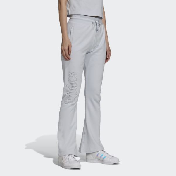 Adidas 2000 Luxe Pantalon De Survêtement à Ourlet Ouvert Bleu Fashion