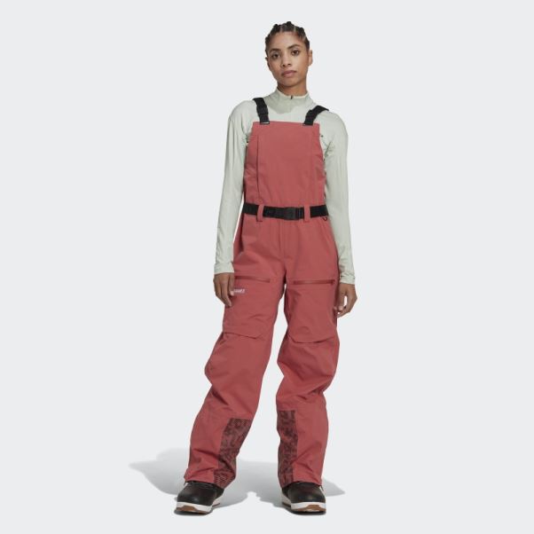 Pantalon De Snow Terrex 3layer Gore-tex Rouge Adidas