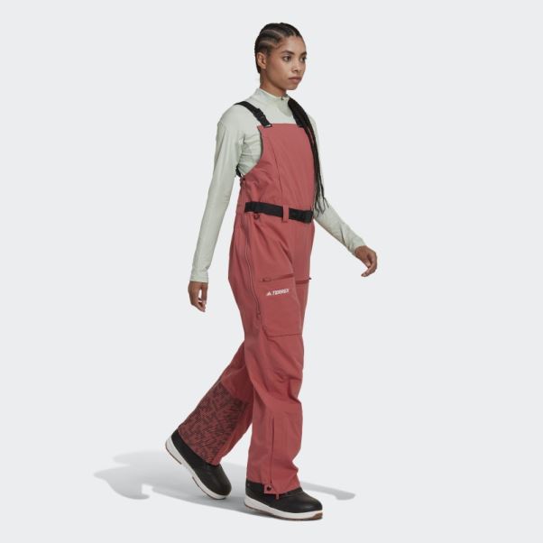 Pantalon De Snow Terrex 3layer Gore-tex Rouge Adidas