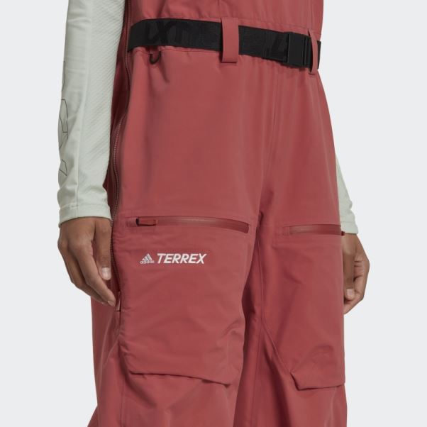 Pantalon De Snow Terrex 3layer Gore-tex Rouge Adidas