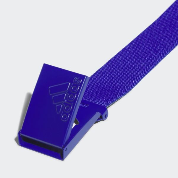 Ceinture Web Adidas Golf Réversible Bleue