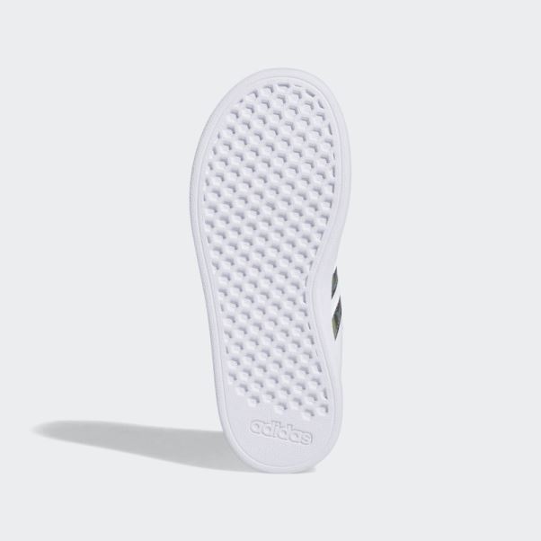 Chaussures Adidas Grand Court 2.0 Bleu Roi