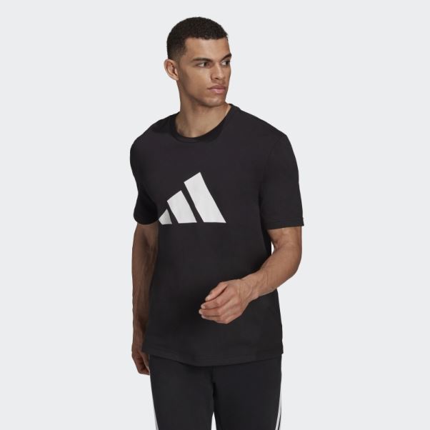 T-shirt Graphique Logo Adidas Future Icons Noir