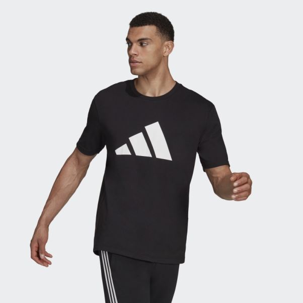 T-shirt Graphique Logo Adidas Future Icons Noir