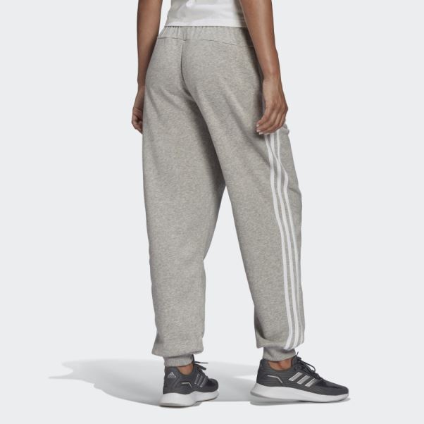 Pantalon Gris Moyen Essentials Studio Lounge 3-stripes Adidas
