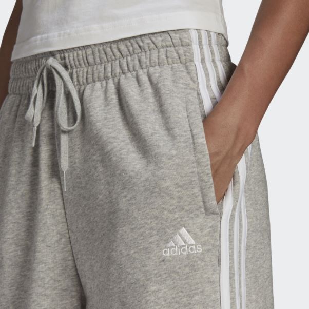 Pantalon Gris Moyen Essentials Studio Lounge 3-stripes Adidas