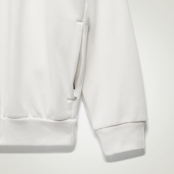 Adidas Basketball Sweat à Capuche Mode Blanc