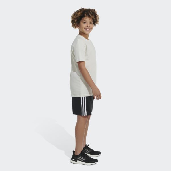 Tee Shirt Adidas Essential Emb Logo Aluminium