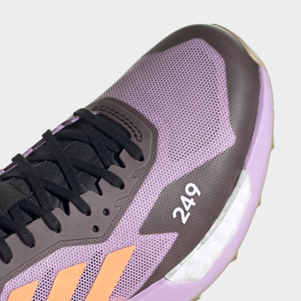 Adidas Lilas Terrex Agravic Ultra Bca Chaussures De Course Sur Sentier
