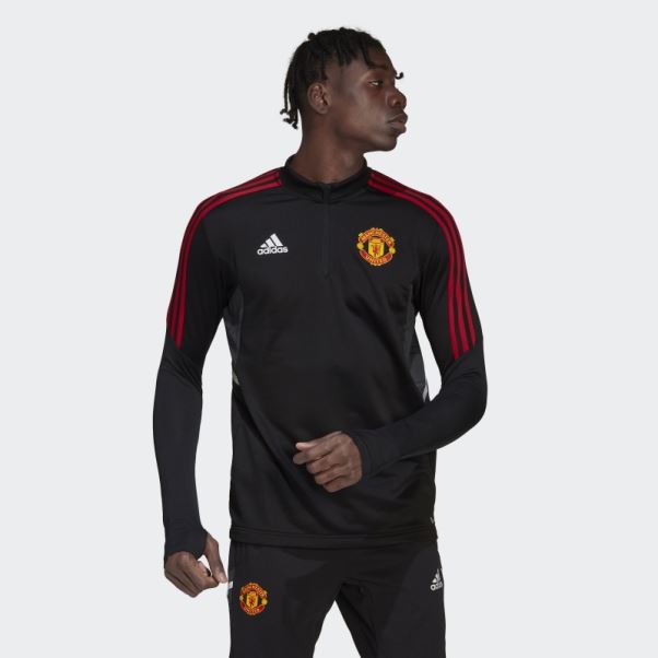 Adidas Manchester United Condivo 22 Training Top Noir