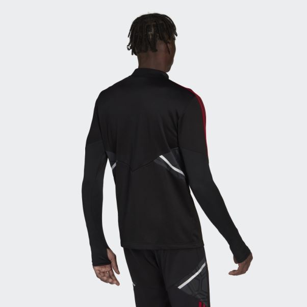 Adidas Manchester United Condivo 22 Training Top Noir