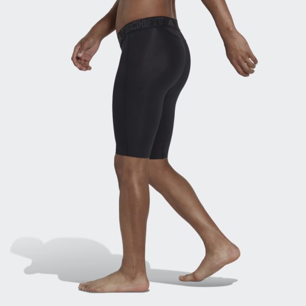 Adidas Collants Courts D'entrainement Techfit Noir