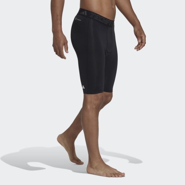 Adidas Collants Courts D'entrainement Techfit Noir