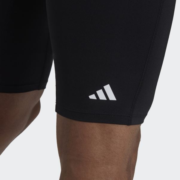 Adidas Collants Courts D'entrainement Techfit Noir