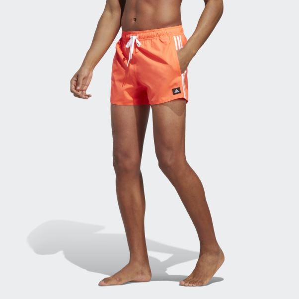 App Rouge Adidas 3-stripes Clx Short De Bain