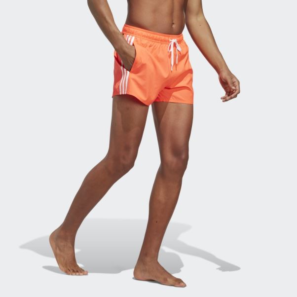 App Rouge Adidas 3-stripes Clx Short De Bain