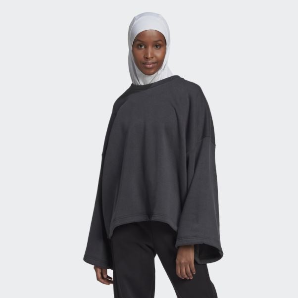 Studio Lounge Sweat Polaire Carbone Adidas