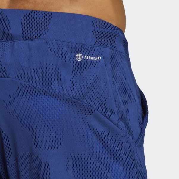 Short De Tennis Deux En Un 7 Pouces Melbourne Bleu Victoire Adidas