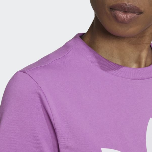 Tee Shirt Adicolor Classics Trefoil Lilas Adidas