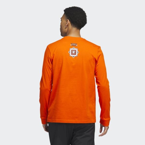 T-shirt à Manches Longues Adidas Ducks Playmaker Orange