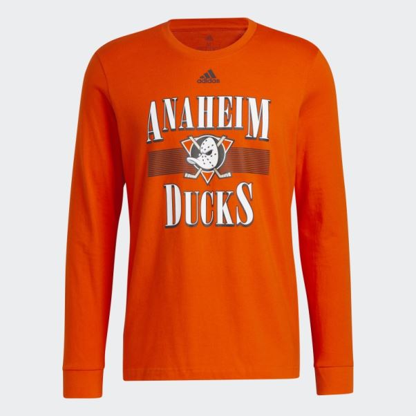 T-shirt à Manches Longues Adidas Ducks Playmaker Orange