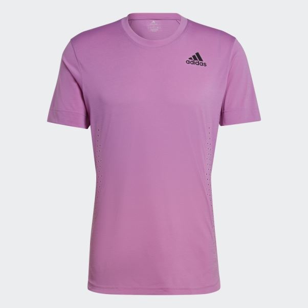 Tee Shirt Adidas Tennis New York Freelift Lilas