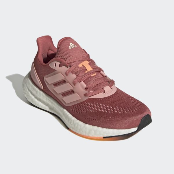 Chaussures De Course Pureboost 22 Adidas Rouge
